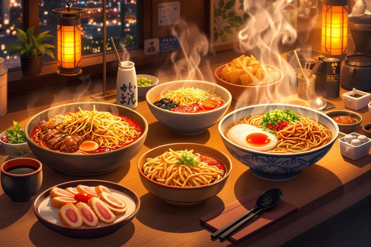 动漫AI黄剧 - 餐桌上的幸福：美食治愈番合集